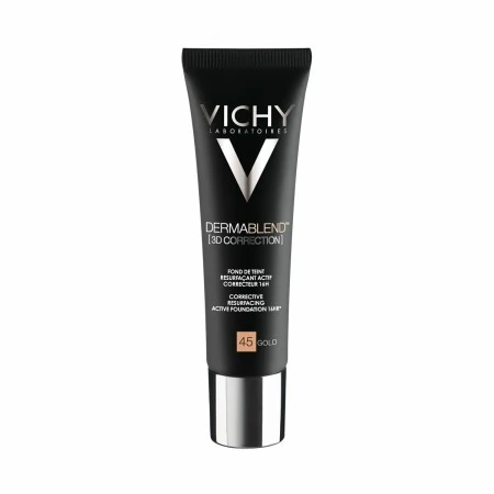 Fluid Makeup Basis Vichy Dermablend 3D Make-Up 45-gold Spf 15 30 ml (30 ml) | Epamu.eu | Beauty Shop - Parfums, Make-up & Essentials Epamu.eu