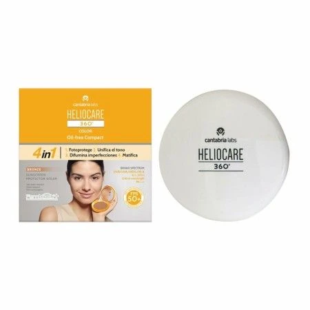 Protector Solar con Color Heliocare 360 Compact Oil-Free Bronce SPF 50+ 10 g | Epamu | Beauty Shop - Parfums, Make-up & Essentials Epamu.eu