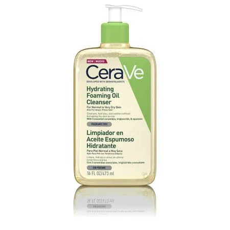 Óleo Hidratante CeraVe Hydrating Foaming Oil Cleanser Espuma Limpador 473 ml | Epamu | Beauty Shop - Parfums, Make-up & Essentials Epamu.eu