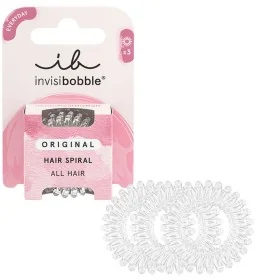 Elastici per capelli Invisibobble Invisibobble Elastico Spirale Trasparente 3 Unità di Invisibobble, Elastici e fermacoda - R...