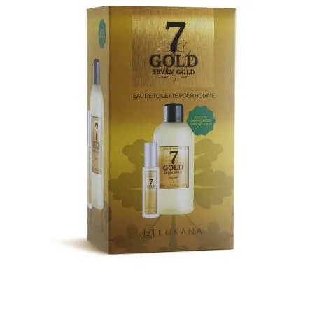 Cofanetto Profumo Uomo Luxana Seven Gold 2 Pezzi | Epamu | Beauty Shop - Parfums, Make-up & Essentials Epamu.eu