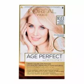 Permanent Anti-Ageing Dye Excellence Age Perfect L'Oreal Make Up Excellence Age Perfect Nº 9.0-rubio muy claro (1 Unit) by L'...