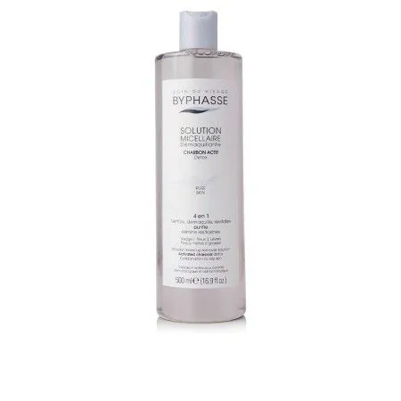 Água Micelar desmaquilhante Byphasse 1000025017 Carvão ativo 500 ml | Epamu | Beauty Shop - Parfums, Make-up & Essentials Epamu.eu