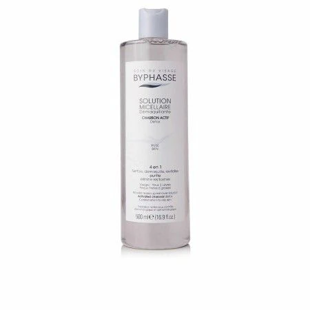 Make Up Remover Micellar Water Byphasse 1000025017 Active charcoal 500 ml | Epamu | Beauty Shop - Parfums, Make-up & Essentials Epamu.eu