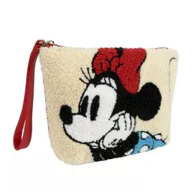 Reise-Toilettentasche Minnie Mouse Rosa 100 % polyester 22 x 14 x 6 cm von Minnie Mouse, Kosmetikkoffer - Ref: S0741408, Prei...