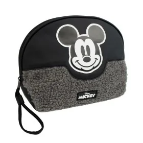 Reise-Toilettentasche Mickey Mouse Schwarz 100 % polyester 28 x 19 x 6 cm von Mickey Mouse, Kosmetikkoffer - Ref: S0741451, P...