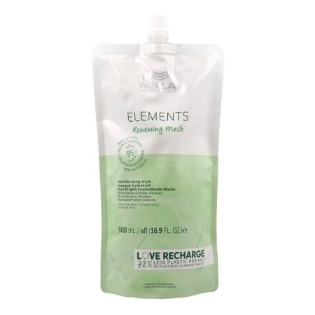 Hair Mask Wella Elements Moisturizing Refill 500 ml by Wella, Deep Conditioners & Treatments - Ref: S4261288, Price: 32,00 €,...