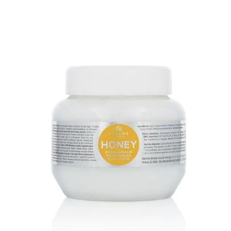 Maschera Riparatrice per Capelli Kallos Cosmetics Honey 275 ml | Epamu.eu | Beauty Shop - Parfums, Make-up & Essentials Epamu.eu