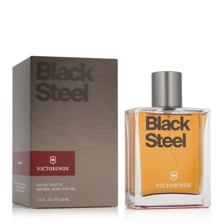 Men's Perfume Victorinox EDT Black Steel 100 ml | Epamu | Beauty Shop - Parfums, Make-up & Essentials Epamu.eu