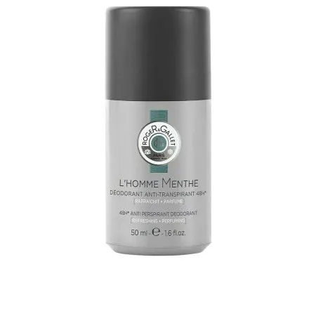 Desodorizante Roll-On Roger & Gallet Homme Menthe 50 ml | Epamu | Beauty Shop - Parfums, Make-up & Essentials Epamu.eu