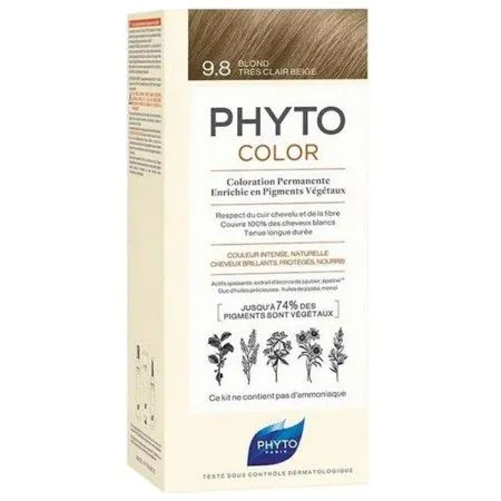 Dauerhafte Coloration Phyto Paris Phytocolor 9.8-rubio beige muy claro | Epamu.eu | Beauty Shop - Parfums, Make-up & Essentials Epamu.eu