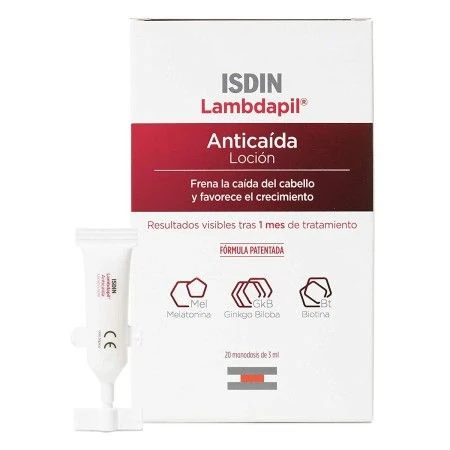 Anti-Hair Loss Lotion Isdin Single Dose 20 x 3 ml | Epamu | Beauty Shop - Parfums, Make-up & Essentials Epamu.eu