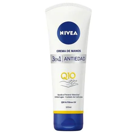 Crema Mani Antietà Nivea Q10 3 in 1 100 ml di Nivea, Creme per unghie e mani - Rif: S05101759, Prezzo: 6,38 €, Sconto: %