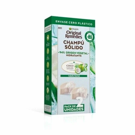 Champú Sólido Garnier Original Remedies X Hidratante Coco 2 Unidades 60 g | Epamu | Beauty Shop - Parfums, Make-up & Essentials Epamu.eu