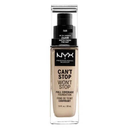 Base de Maquillaje Cremosa NYX Can't Stop Won't Stop Fair (30 ml) | Epamu | Beauty Shop - Parfums, Make-up & Essentials Epamu.eu