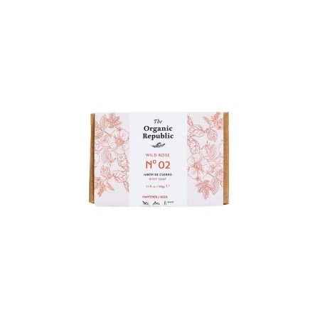 Pastilla de Jabón The Organic Republic Jabón Rosa Mosqueta 100 g | Epamu | Beauty Shop - Parfums, Make-up & Essentials Epamu.eu