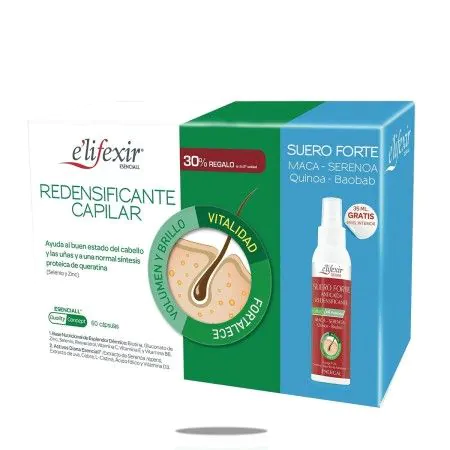 Tratamiento Capilar Fortalecedor Elifexir Esenciall Redensificante Capilar Cápsulas 2 Piezas | Epamu | Beauty Shop - Parfums, Make-up & Essentials Epamu.eu