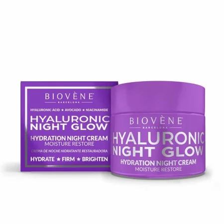 Crema de Noche Biovène Hyaluronic Night Glow 50 ml | Epamu | Beauty Shop - Parfums, Make-up & Essentials Epamu.eu