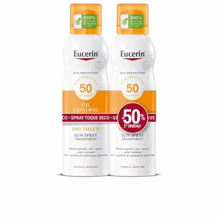 Körper-Sonnenschutzspray Eucerin Sensitive Protect Trocken 200 ml x 2 | Epamu | Beauty Shop - Parfums, Make-up & Essentials Epamu.eu