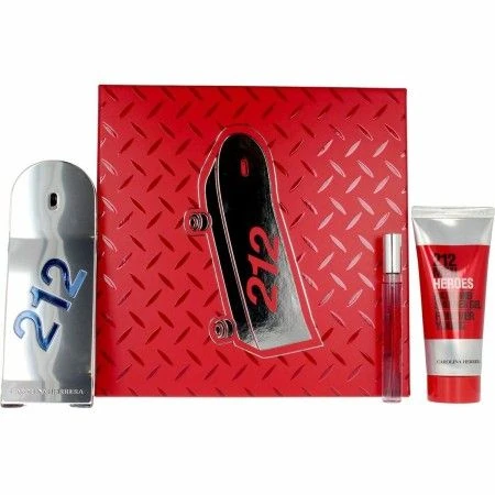 Set de Perfume Hombre Carolina Herrera 212 Men Heroes 3 Piezas | Epamu | Beauty Shop - Parfums, Make-up & Essentials Epamu.eu