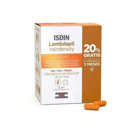 Integratore Alimentare Anticaduta per Capelli Isdin Lambdapil (180 Unità) | Epamu.eu | Beauty Shop - Parfums, Make-up & Essentials Epamu.eu