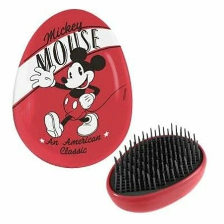 Knotenlösende Haarbürste Disney  Rot Mickey Mouse 7 x 9 x 4 cm | Epamu | Beauty Shop - Parfums, Make-up & Essentials Epamu.eu