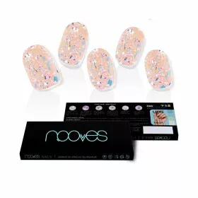 Unhas postiças Nooves Elegant Floral Gel Autoadesivas metálico | Epamu | Beauty Shop - Parfums, Make-up & Essentials Epamu.eu