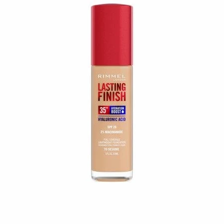 Base Cremosa per il Trucco Rimmel London Lasting Finish Nº 070 Sesame Spf 20 30 ml | Epamu.eu | Beauty Shop - Parfums, Make-up & Essentials Epamu.eu