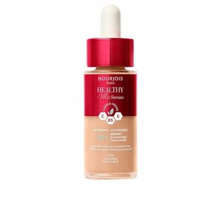 Base per Trucco Fluida Bourjois Healthy Mix Siero Nº 55N Deep beige 30 ml | Epamu | Beauty Shop - Parfums, Make-up & Essentials Epamu.eu