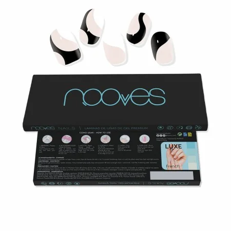 Folhas de unhas de gel Nooves White cow (20 Unidades) | Epamu | Beauty Shop - Parfums, Make-up & Essentials Epamu.eu