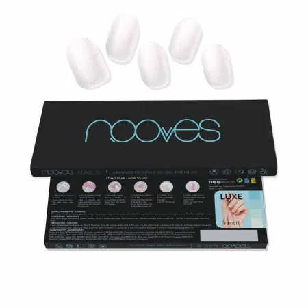 Gel Nail Foils Nooves White pearl (20 Units) | Epamu.eu | Beauty Shop - Parfums, Make-up & Essentials Epamu.eu