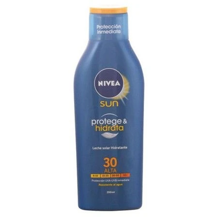 Crema Solare Protege & Hidrata Nivea SPF 30 (200 ml) 30 (200 ml) | Epamu.eu | Beauty Shop - Parfums, Make-up & Essentials Epamu.eu