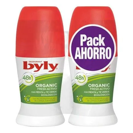 Deodorante Roll-on Organic Extra Fresh Activo Byly 8411104008458 (2 uds) (50 ml) | Epamu | Beauty Shop - Parfums, Make-up & Essentials Epamu.eu