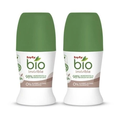 Deodorante Roll-on BIO NATURAL 0% INVISIBLE Byly (2 pcs) | Epamu | Beauty Shop - Parfums, Make-up & Essentials Epamu.eu