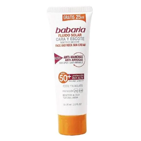 Protector Solar Facial SOLAR ADN SENSITIVE Babaria Spf 50 (75 ml) (Unisex) (75 ml) | Epamu | Beauty Shop - Parfums, Make-up & Essentials Epamu.eu