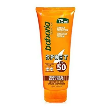 Loção para Desportistas SOLAR SPORT waterproof Babaria Solar Sport Spf 50 (75 ml) 75 ml Spf 50 | Epamu.eu | Beauty Shop - Parfums, Make-up & Essentials Epamu.eu