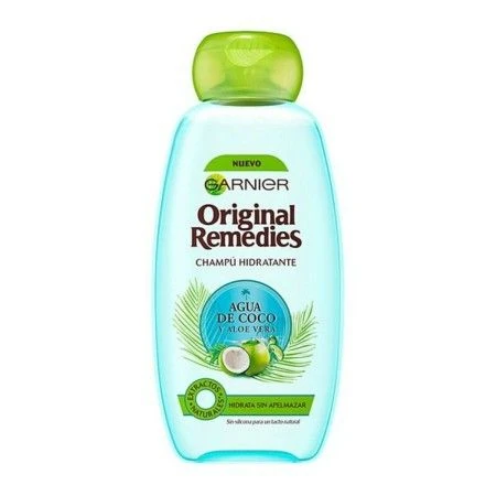 Champô Hidratante Original Remedies Agua Coco Y Aloe Garnier (300 ml) | Epamu | Beauty Shop - Parfums, Make-up & Essentials Epamu.eu