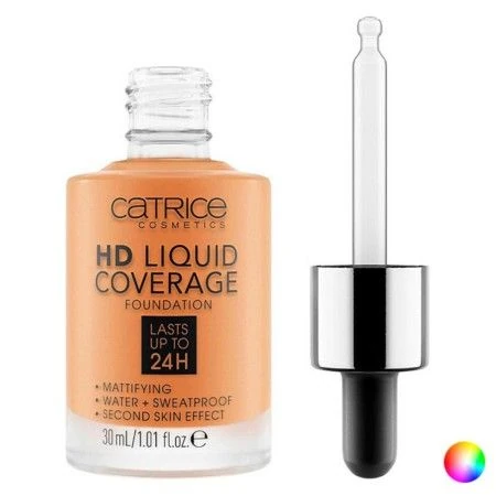 Base per Trucco Fluida Hd Liquid Coverage Foundation Catrice | Epamu | Beauty Shop - Parfums, Make-up & Essentials Epamu.eu