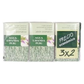 Sapone per le Mani Agua Lavanda Puig Agua Lavanda 142-0350 (3 pcs) 3 Pezzi di Agua Lavanda, Saponette e sapone liquido - Rif:...