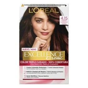 Permanent Dye Excellence L'Oréal Paris Excellence 4.15 Dark Brown Nº 9.0-rubio muy claro Nº 8.0-rubio claro 192 ml by L'Oréal...