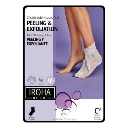 Feuchtigkeitsspendende Socken Peeling and Exfoliation Lavender Iroha IN/FOOT-3 (1 Stück) | Epamu | Beauty Shop - Parfums, Make-up & Essentials Epamu.eu