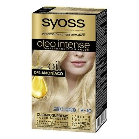 Tinte Permanente  Syoss Olio Intense Sin amoniaco Nº 9,10 Rubio Luminoso | Epamu | Beauty Shop - Parfums, Make-up & Essentials Epamu.eu