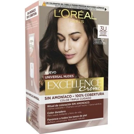 Permanent Dye L'Oreal Make Up Excellence Dark Brown | Epamu | Beauty Shop - Parfums, Make-up & Essentials Epamu.eu