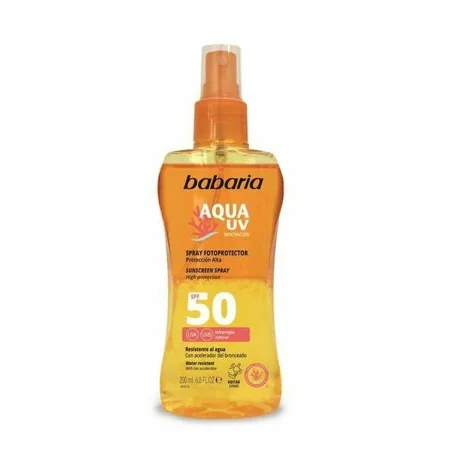 Körper-Sonnenschutzspray Babaria Solar Aqua UV Spf 50 (200 ml) | Epamu.eu | Beauty Shop - Parfums, Make-up & Essentials Epamu.eu