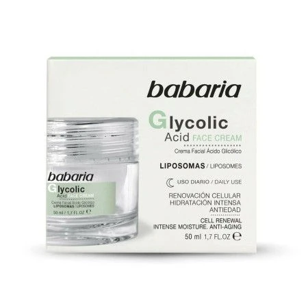 Regenerierende Creme Babaria Glycolic Acid Glykolsäure 50 ml | Epamu | Beauty Shop - Parfums, Make-up & Essentials Epamu.eu