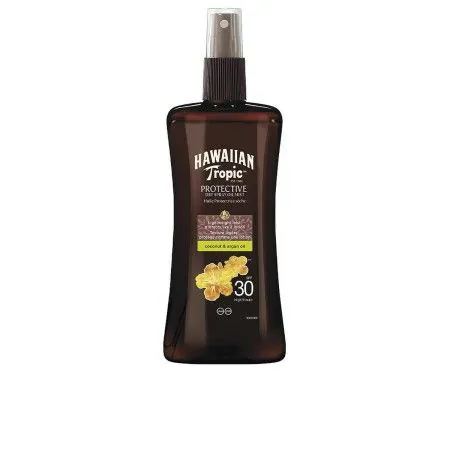 Sunscreen Oil Hawaiian Tropic Coconut Argan Spf 30 Coconut Argan 200 ml | Epamu.eu | Beauty Shop - Parfums, Make-up & Essentials Epamu.eu