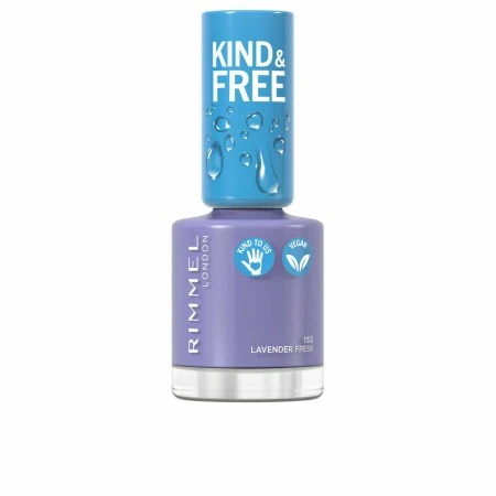 Pintaúñas Rimmel London Kind & Free 153-lavender light (8 ml) | Epamu | Beauty Shop - Parfums, Make-up & Essentials Epamu.eu