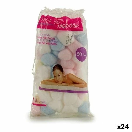 Cotton Balls Multicolour (24 Units) | Epamu.eu | Beauty Shop - Parfums, Make-up & Essentials Epamu.eu