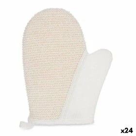 Bath Mitten White Beige (24 Units) by Berilo, Exfoliating Mitts & Gloves - Ref: S3629101, Price: 36,34 €, Discount: %