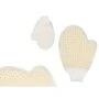 Bath Mitten White Beige (24 Units) | Epamu.eu | Beauty Shop - Parfums, Make-up & Essentials Epamu.eu